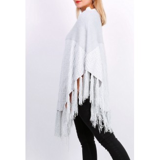 Poncho à franges