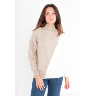 Pull bicolore