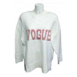 Pull col V Vogue