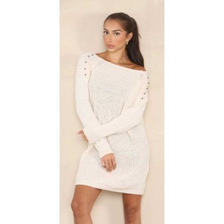 Pull avec perles